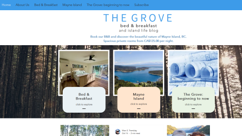 The Grove Bed and Breakfast Mayne Island