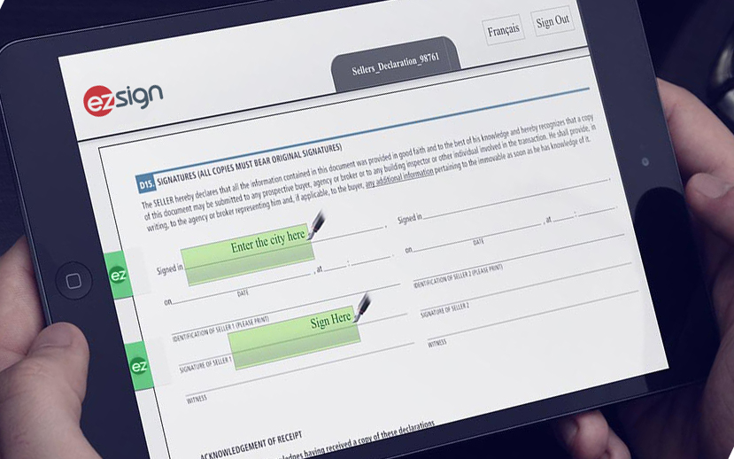 eZsign Electronic Signature Canada